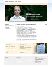 Webdesign Dr. Oliver Sommer-Krenz Dresden
