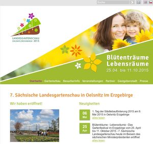 Landesgartenschau 2015 in Oelsnitz/Erzgebirge&hellip;