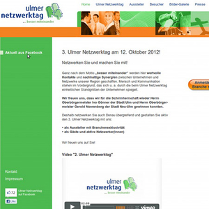 Webdesign Ulmer Netzwerktag&hellip;