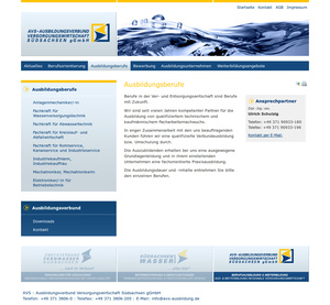 Webdesign Ausbildungsverbund Versorgungswirtschaft&hellip;