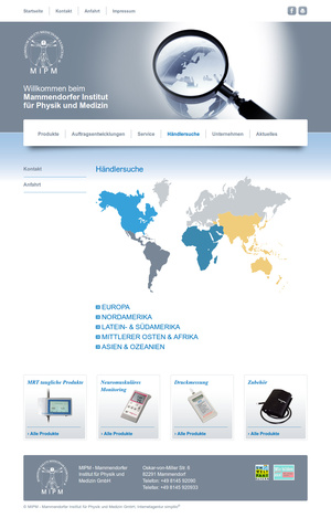 Webdesign Händlersuche MIPM GmbH&hellip;
