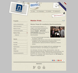 Webdesign Hochschulverein Mentor e. V.&hellip;