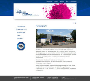 Webdesign Kirchberg Pulver-Lackier-Zentrum Zwickau&hellip;