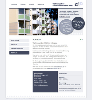 Webdesign Wohnungsbau-Gesellschaft Lugau mbH&hellip;