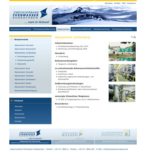 Webdesign Zweckverband Fernwasser&hellip;