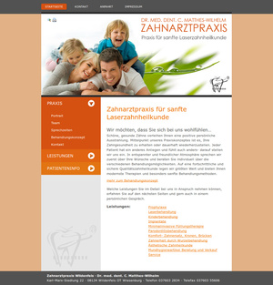 Webdesign bei Kirchberg Dr. C. Matthes-Wilhelm&hellip;