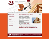 Webdesign Stollberg Bauunternehmung U. Mothes