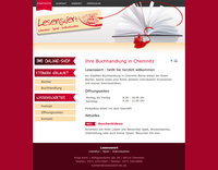 Webdesign Einzelhandel Buchhandlung Lesenswert